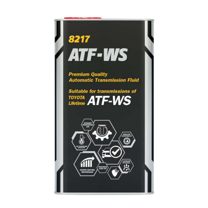 MANNOL MN8217-4ME ATF-WS  TOYOTA/LEXUS METAL 4LTS Vermelho - Imagem 1