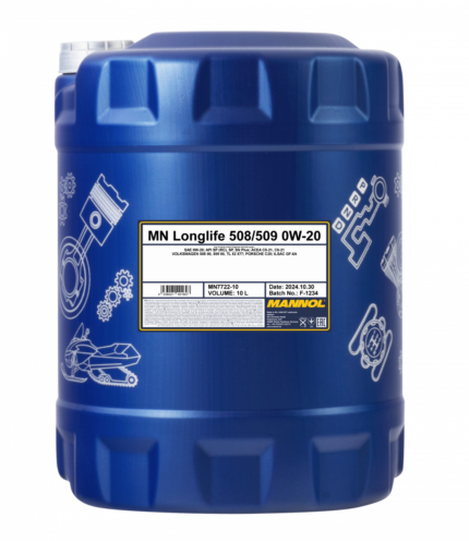 MANNOL MN7722-10 LONG LIFE 508/509 0W20 (10 LTS)