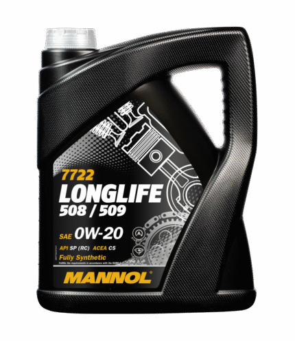 MANNOL MN7722-5 LONG LIFE 508/509 0W20 5Lts