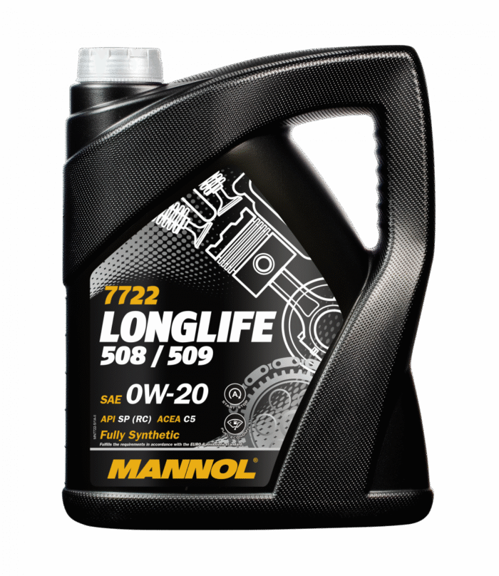 MANNOL MN7722-5 LONG LIFE 508/509 0W20 5Lts - Imagem 1