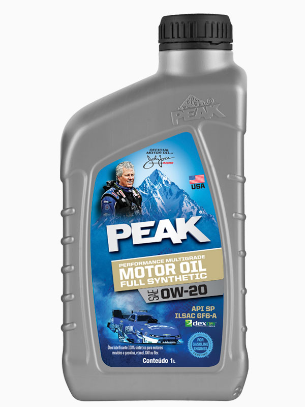2c018da7710a371f313e9aa1b04cf535.jpg Peak Motor Oil Synthetic 0W20 Dexos1 API SP ILSAC GF6-A cx 12x1 - Imagem 1