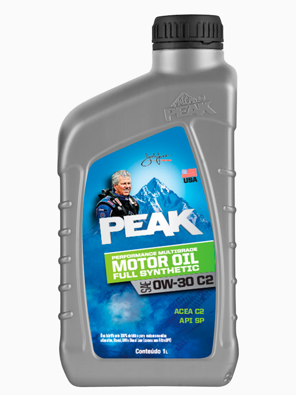3fd8158cf0a6486c4b607a518fe9adcf.jpg Peak Motor Oil Synthetic 0W30 API SP ACEA C2 - Imagem 1