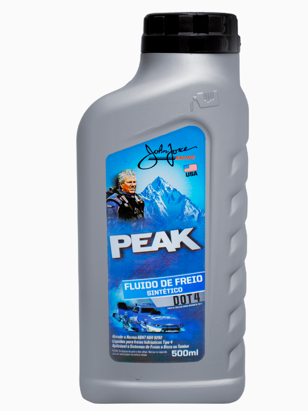 84fe12a922a5875524cf089f386aaa60.png PEAK FLUIDO P/ FREIO PEAK DOT 4 500 ML 20x500 vermelho - Imagem 1