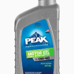 Peak Performance Motor Oil Synthetic 0W40 API SN ACEA A3/B4