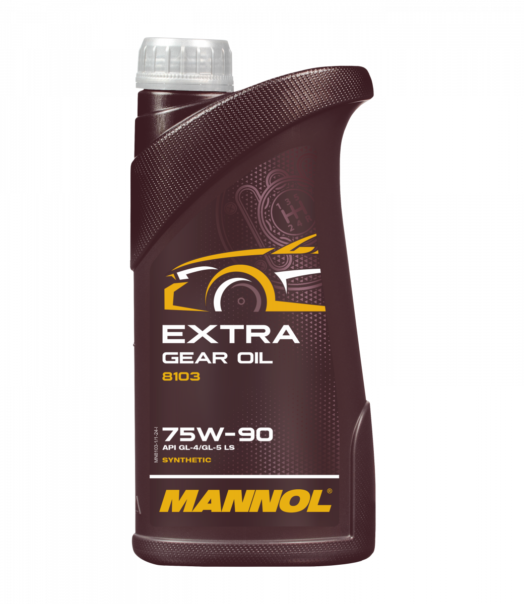 40328e9e4cd2f6a91de67c38c6198a72-1.png MANNOL MN8103-1 Extra Getriebeoel 75W90 LS GL-4/GL-5 - Imagem 1