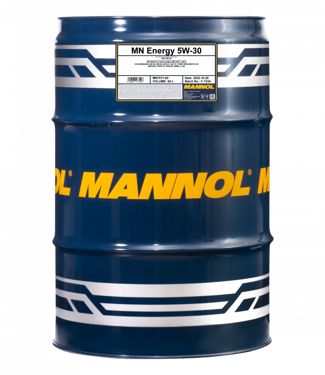 9193d6093866ad3db3018c3c6af96692-1.png MANNOL MN7511-60 ENERGY 5W30 60LTS - Imagem 1