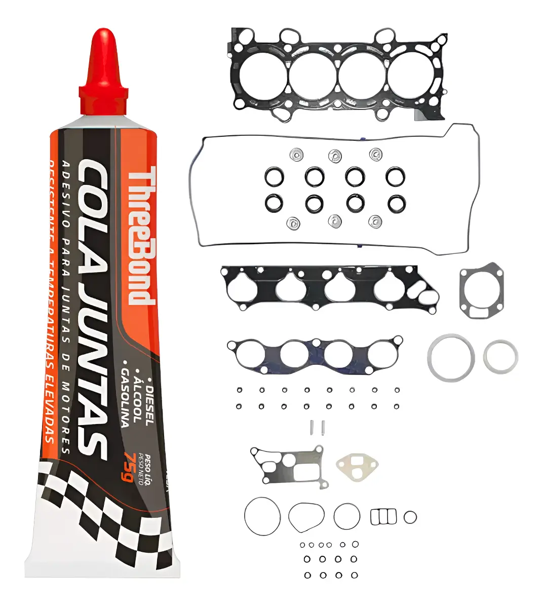2768f8623dfd0435027dd811dfcb0345.png THREE BOND COLA JUNTAS/75G COLMEIA C/20PCS - Imagem 1