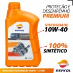 REPSOL MOTO TRANSMISSION 10W40 FULL SYNTHETIC 1L - Imagem 2