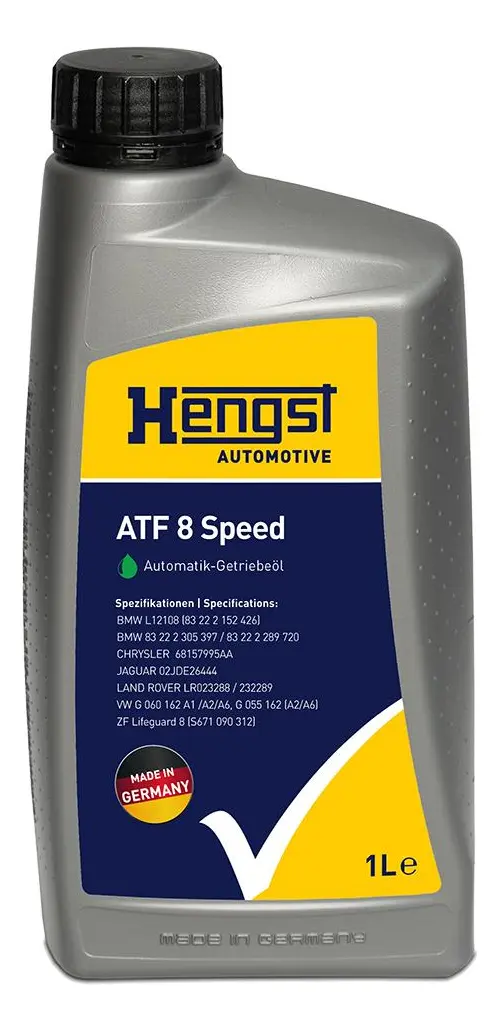 f8f7f295c88f424353fe15a02ec39169.webp ATF Hengst 8 Speed BRA (1L) Fluido de transmissao - Imagem 1