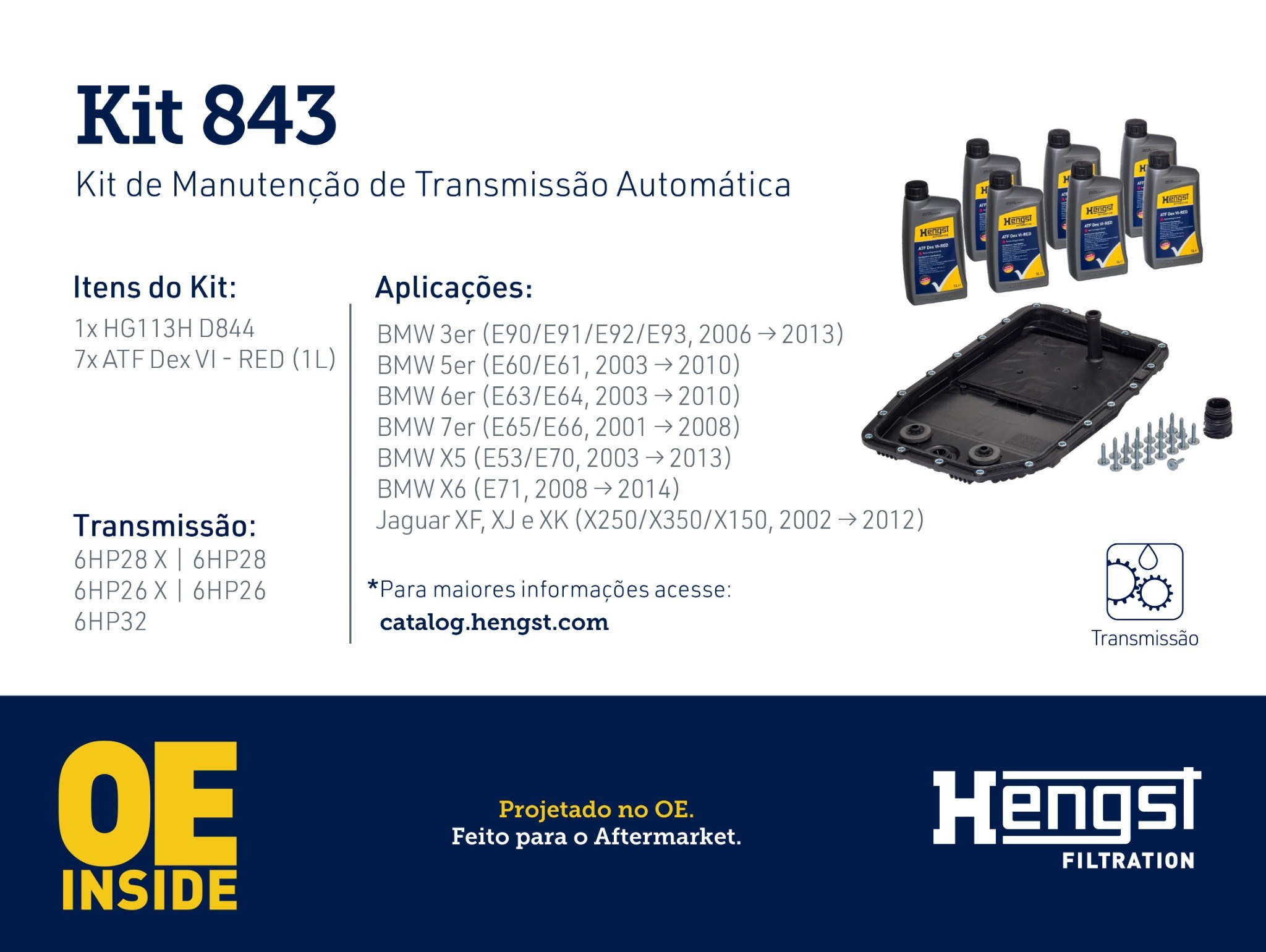 62a8fce8fc4b789e0f38c5a9c0031d61.jpg KIT 843 Manutenção de Transmissão Automática 6HP28, 6HP28X, 6HP26, 6HP26X, 6HP32 - Imagem 1